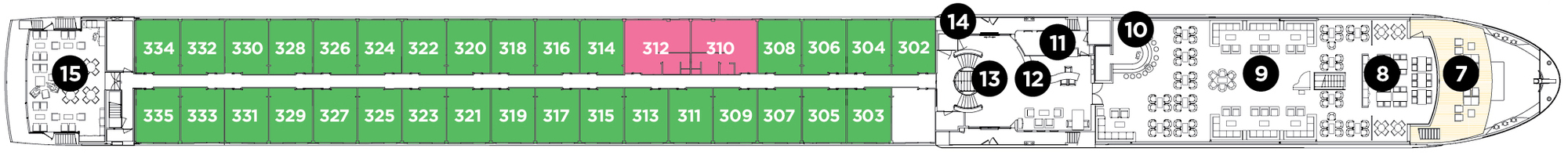 Royal Deck plan